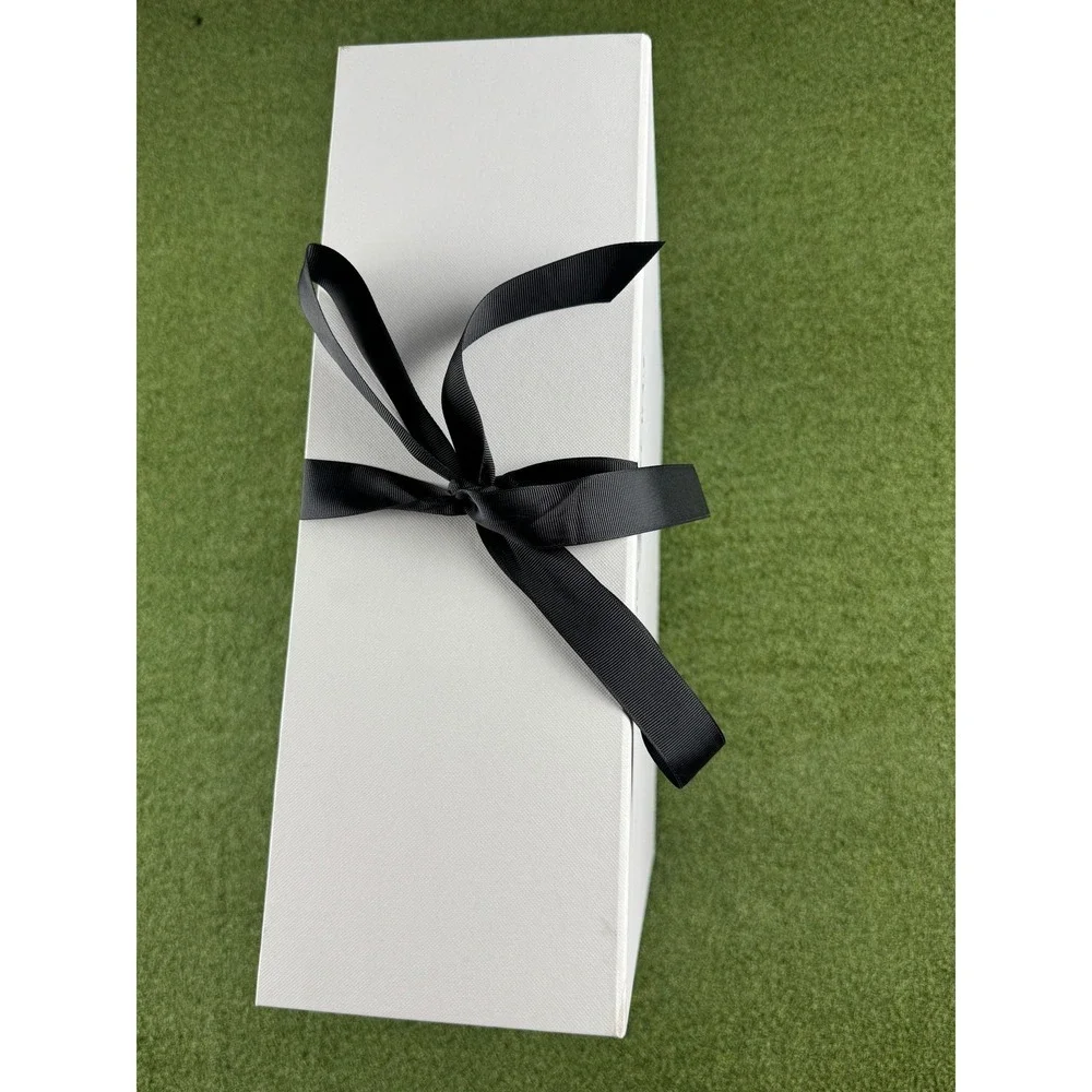 Four Seasons Hotels Luxury White Large‎ Square Gift Box with Black Ribbon Tie